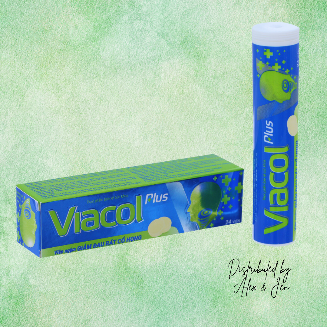 Herbal Lozenges Viacol Plus - Viên ngậm Viacol Plus (Tube/20v)