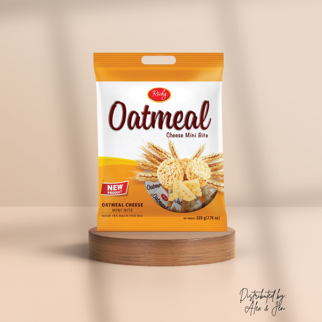 BÁNH OATMEAL CHEESE MINI BITE 220g