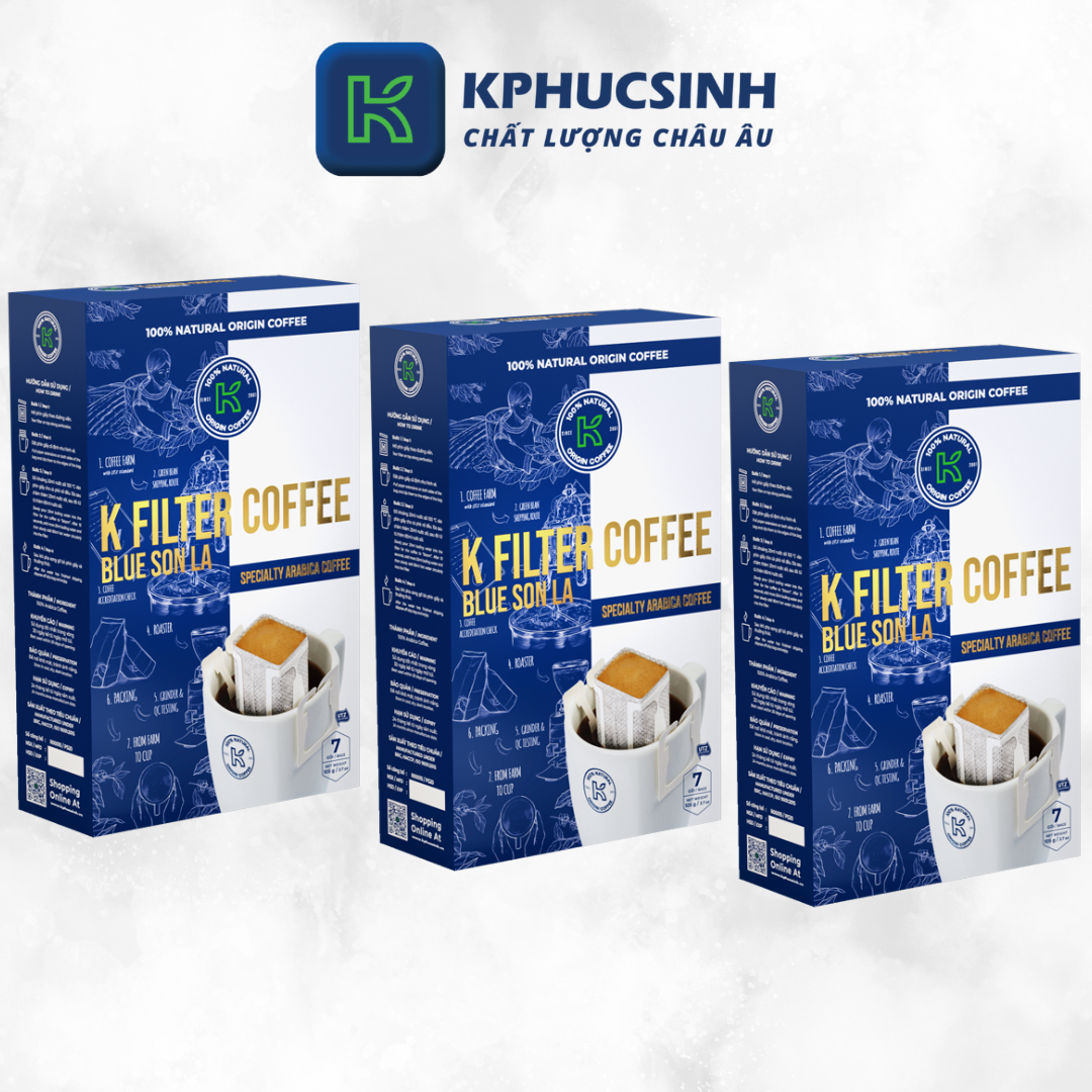 CÀ PHÊ PHIN GIẤY K-COFFEE BLUE SƠN LA