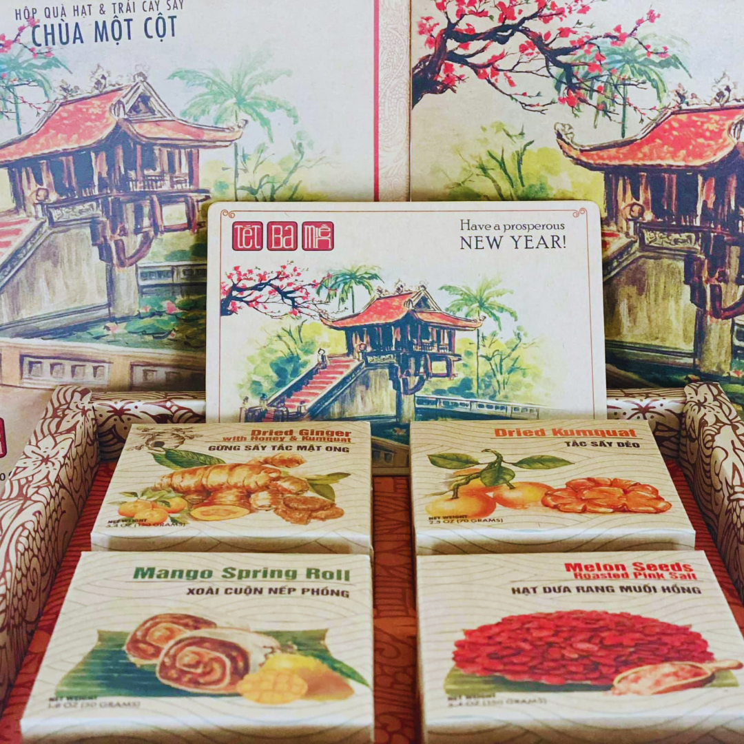 Dried Nut & Fruit Gift Box- Hà Nội | PROSPERITY LUNAR NEW YEAR