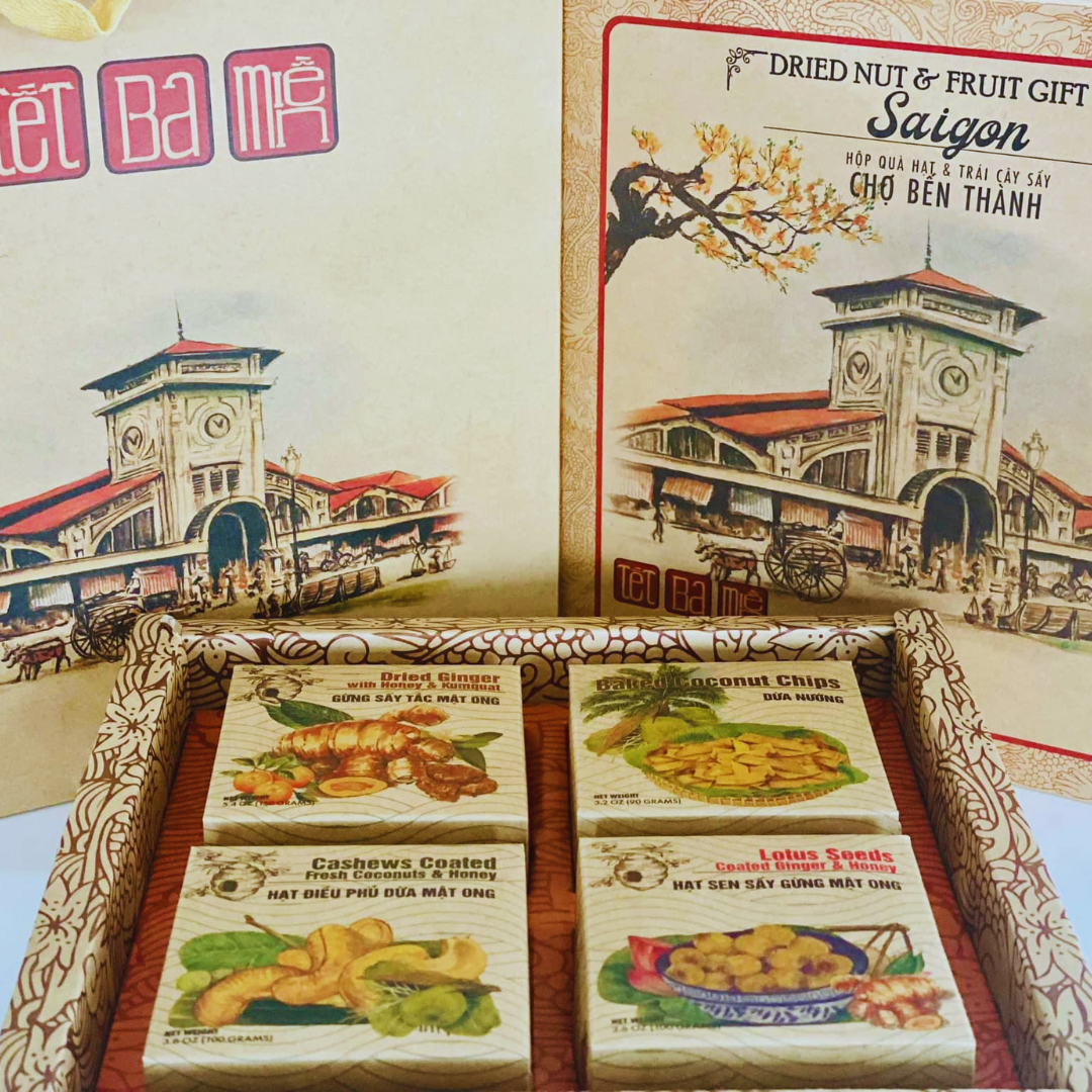 Dried Nut & Fruit Gift Box- Saigon | JOYFUL LUNAR NEW YEAR