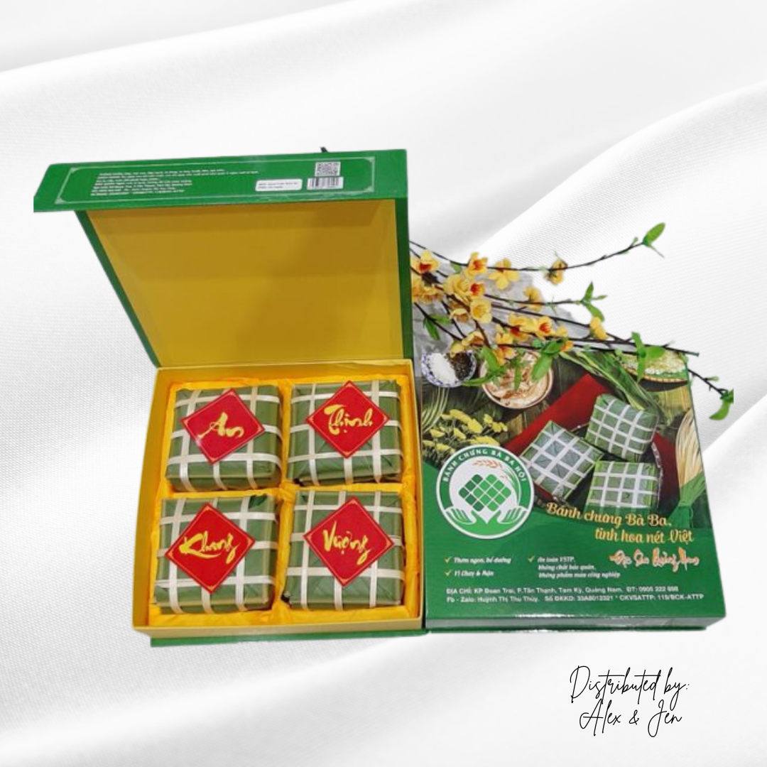 BÁNH CHƯNG BÀ BA HỘI CHUNG CAKE - HỘP 4 CHIẾC
