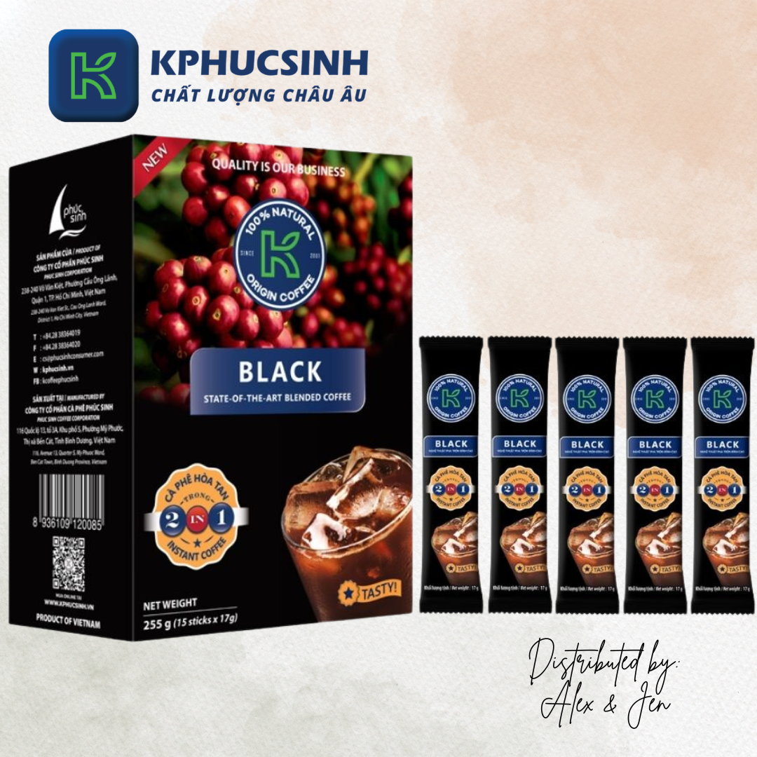 K-COFFEE – BLACK 2 in1