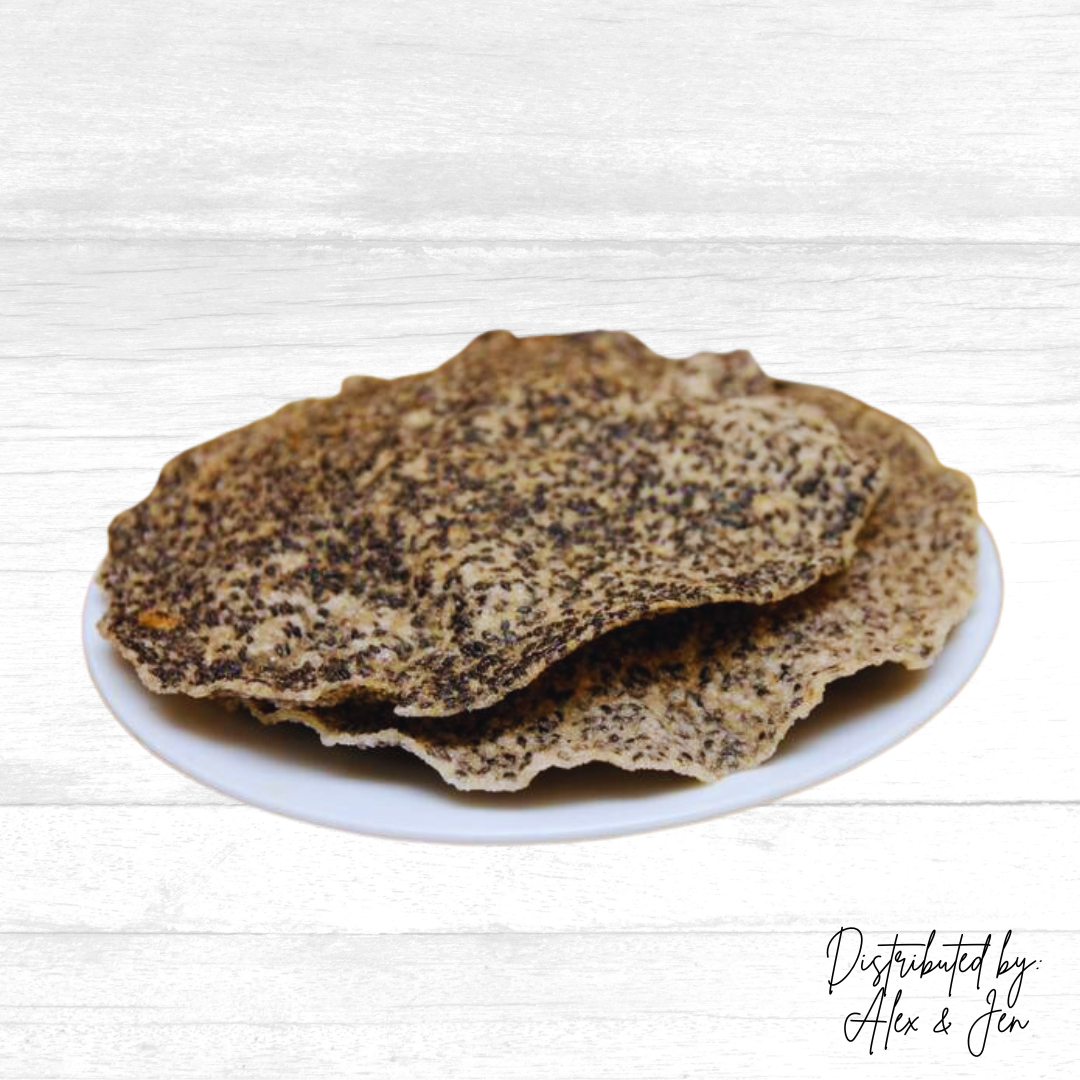 Luong Son Black Sesame Rice Paper | Bánh Đa Đô Lương đã nướng sẵn