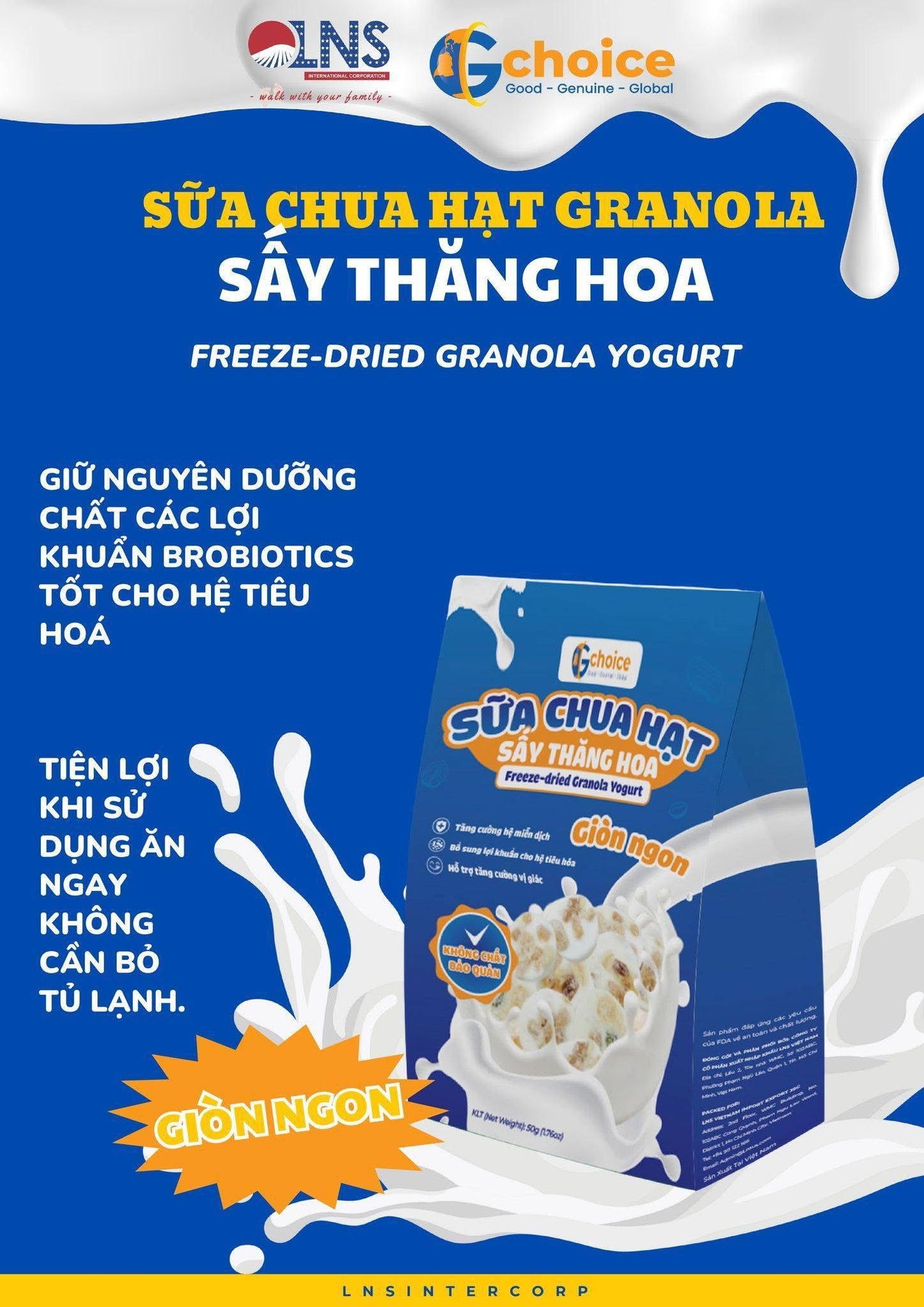 G Choice Freeze-Dried Granola Yogurt