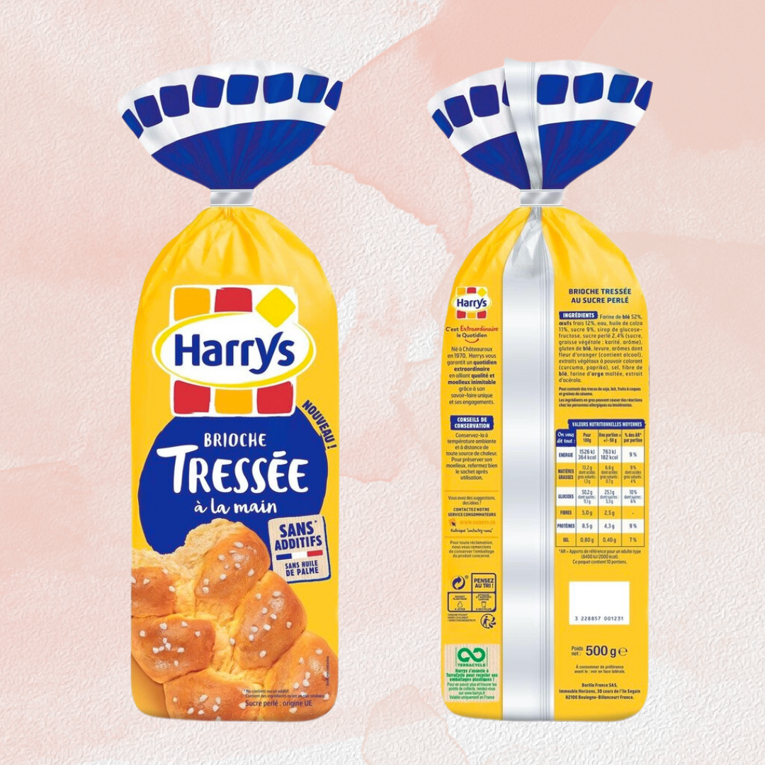 HARRYS - Brioche Tressée À La Main Sans Additifs 500G