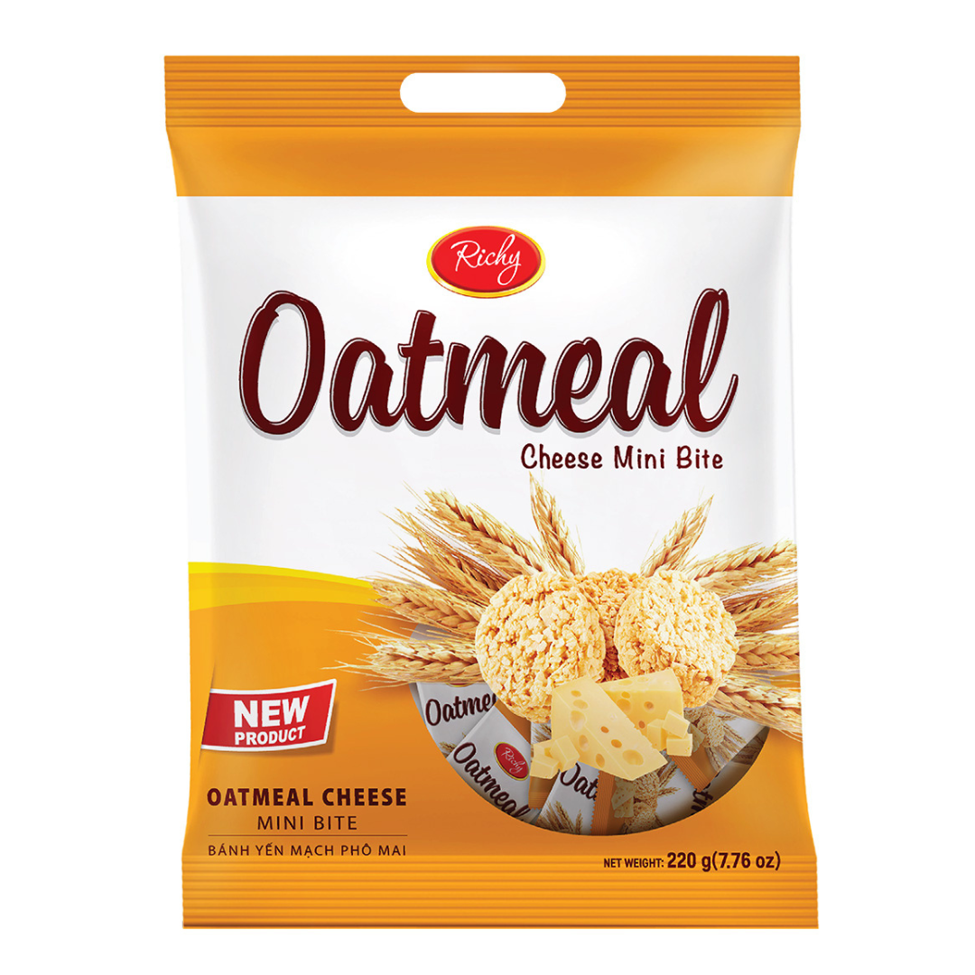 BÁNH OATMEAL CHEESE MINI BITE 220g