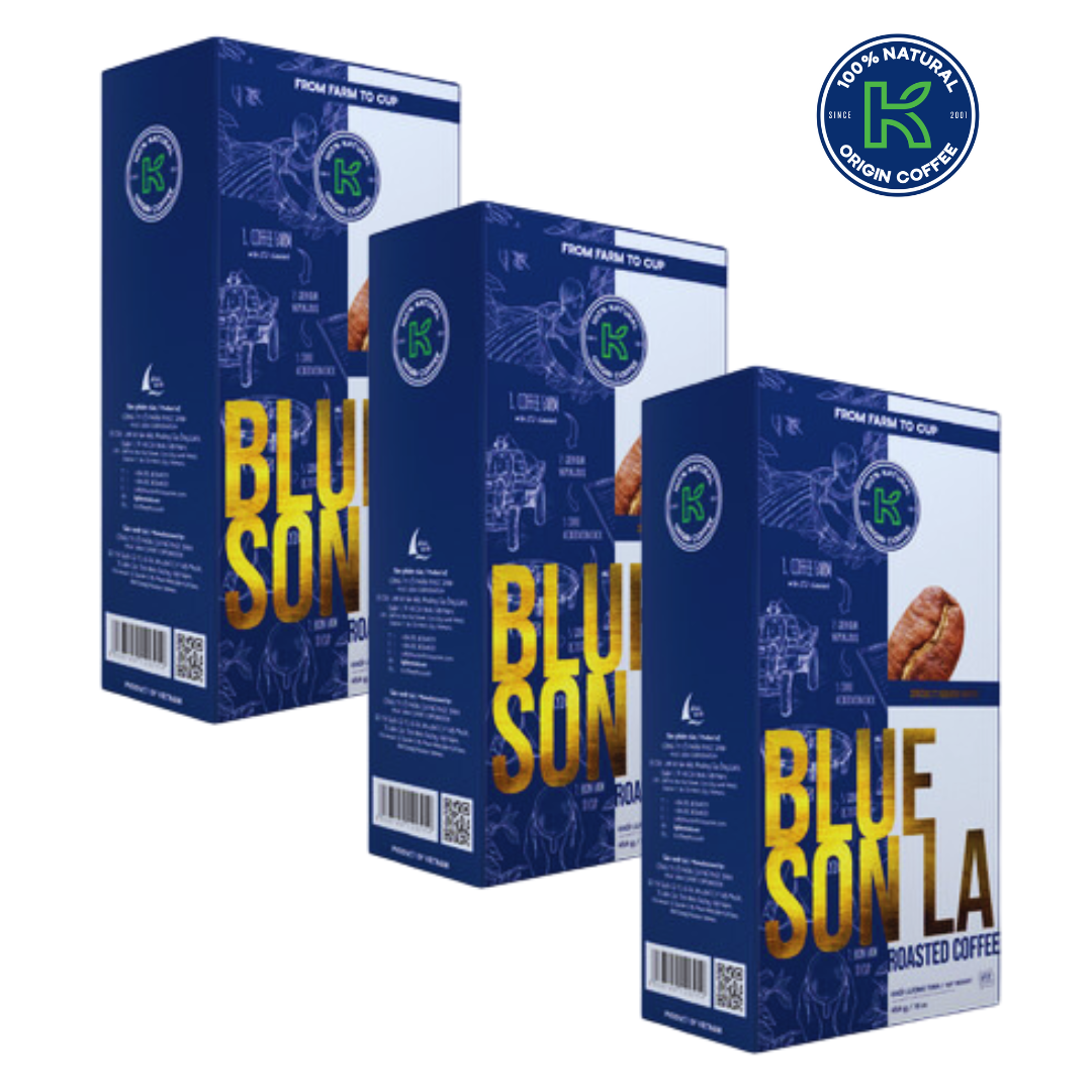 Roasted & ground coffee "K-Coffee Blue Sonla"