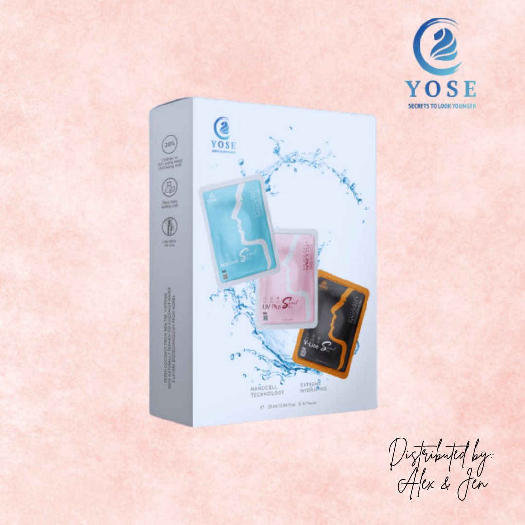 SKINCARE MASK - 03 COLORS/6PCS | MẶT NẠ DA SINH HỌC COLLAGEN