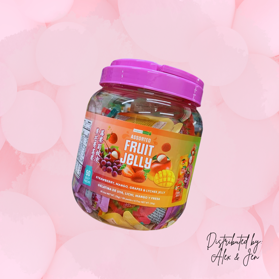 THẠCH TRÁI CÂY TƯƠI 4 VỊ ASSORTED FRUIT JELLY