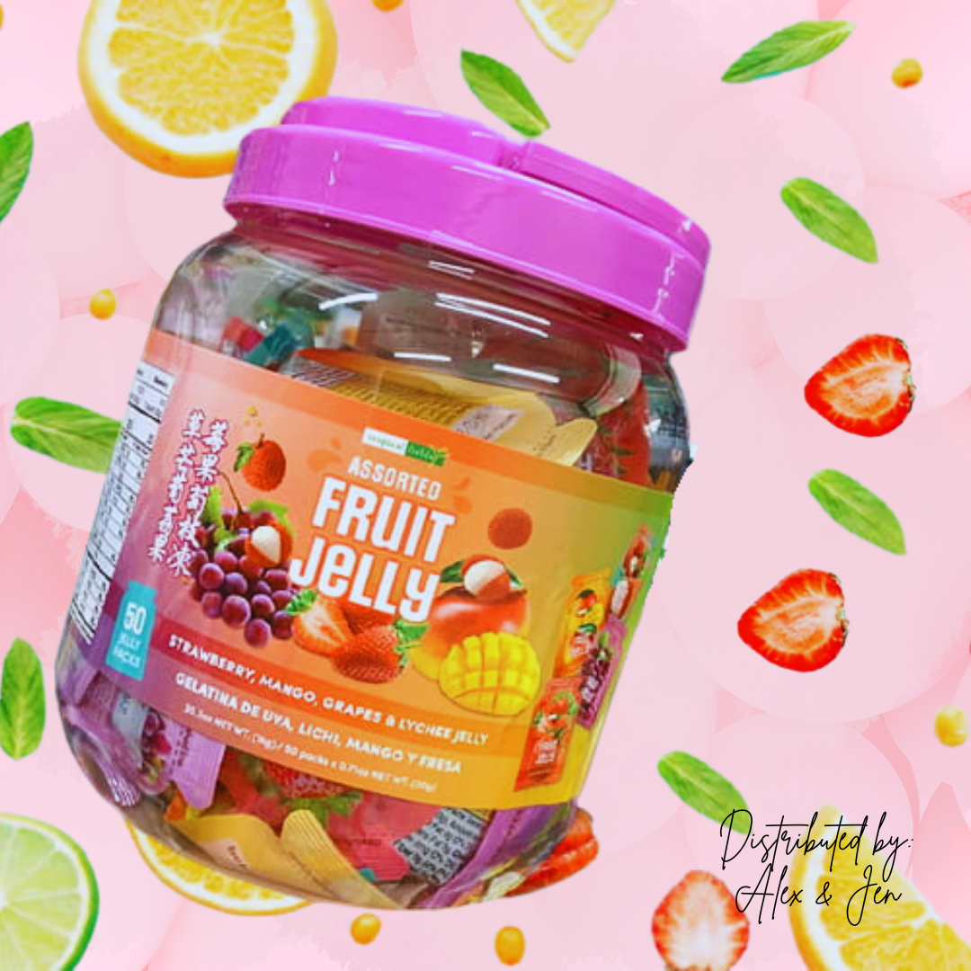 THẠCH TRÁI CÂY TƯƠI 4 VỊ ASSORTED FRUIT JELLY