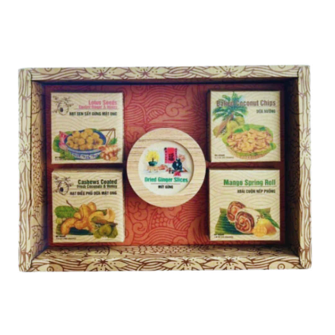 Dried Nut & Fruit Gift Box- The Calligraphy Master | TASTE OF VIETNAMESE TET