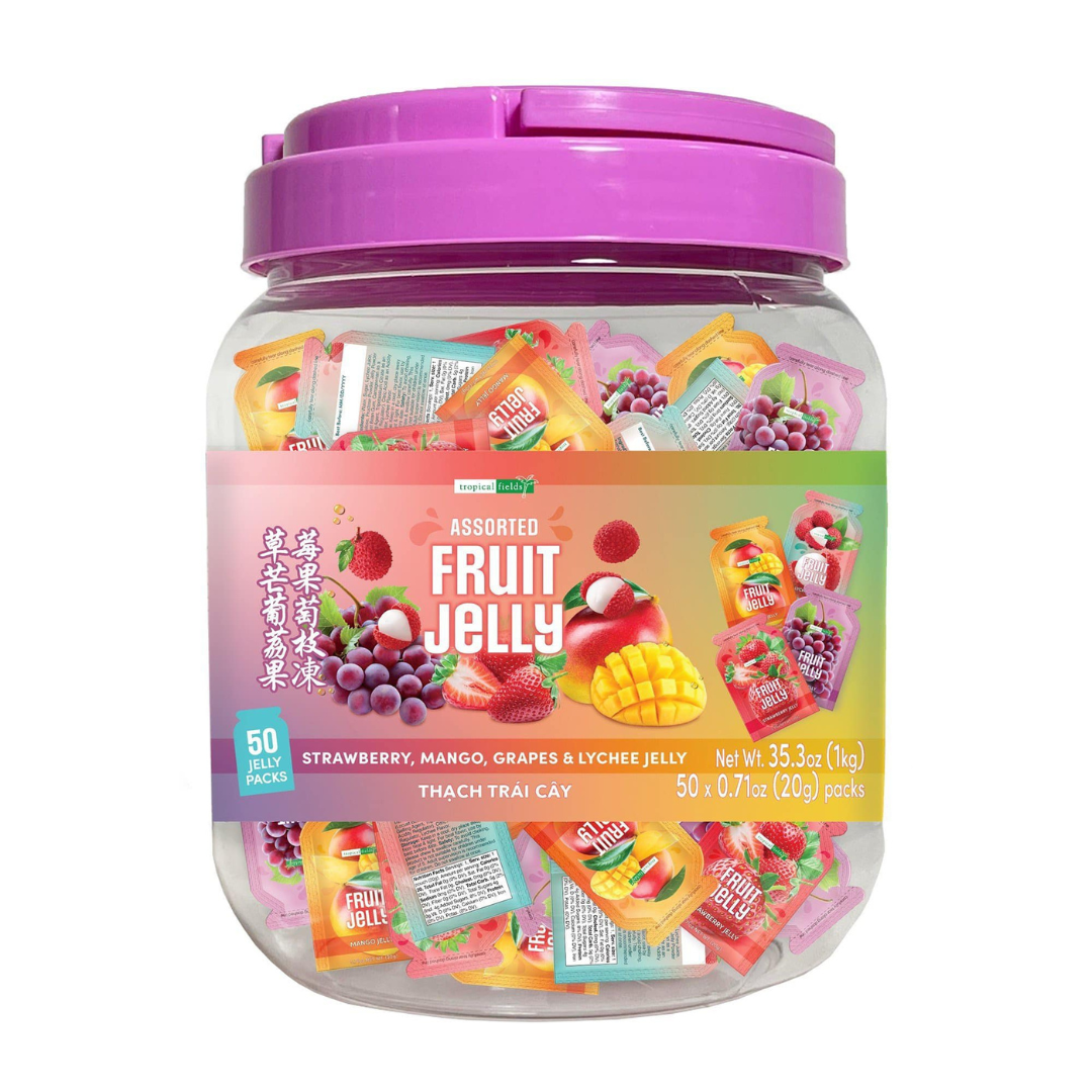 THẠCH TRÁI CÂY TƯƠI 4 VỊ ASSORTED FRUIT JELLY