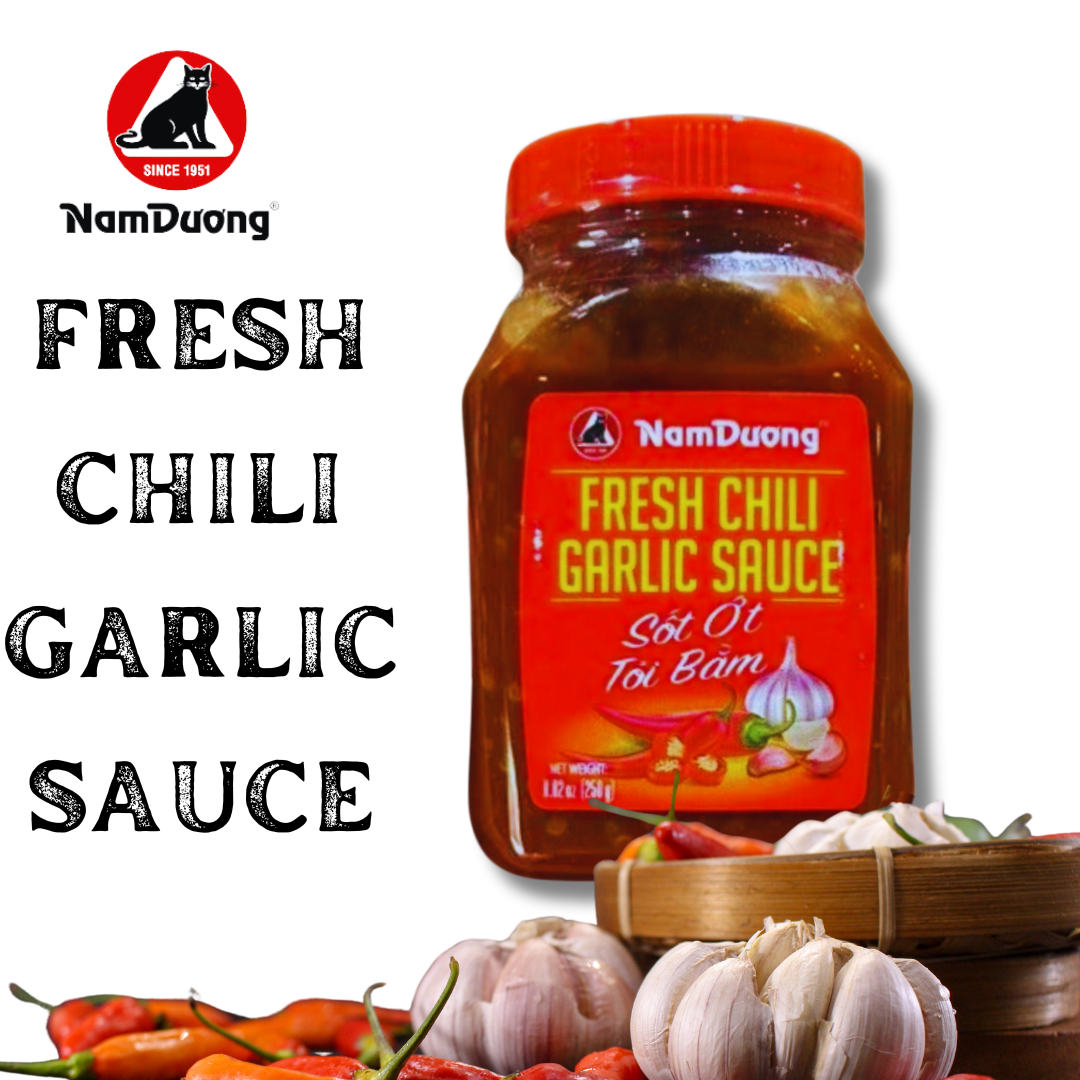 Fresh Chilli Garlic Sauce- ỚT BẰM TỎI NAM DƯƠNG 250g (8.82 OZ)