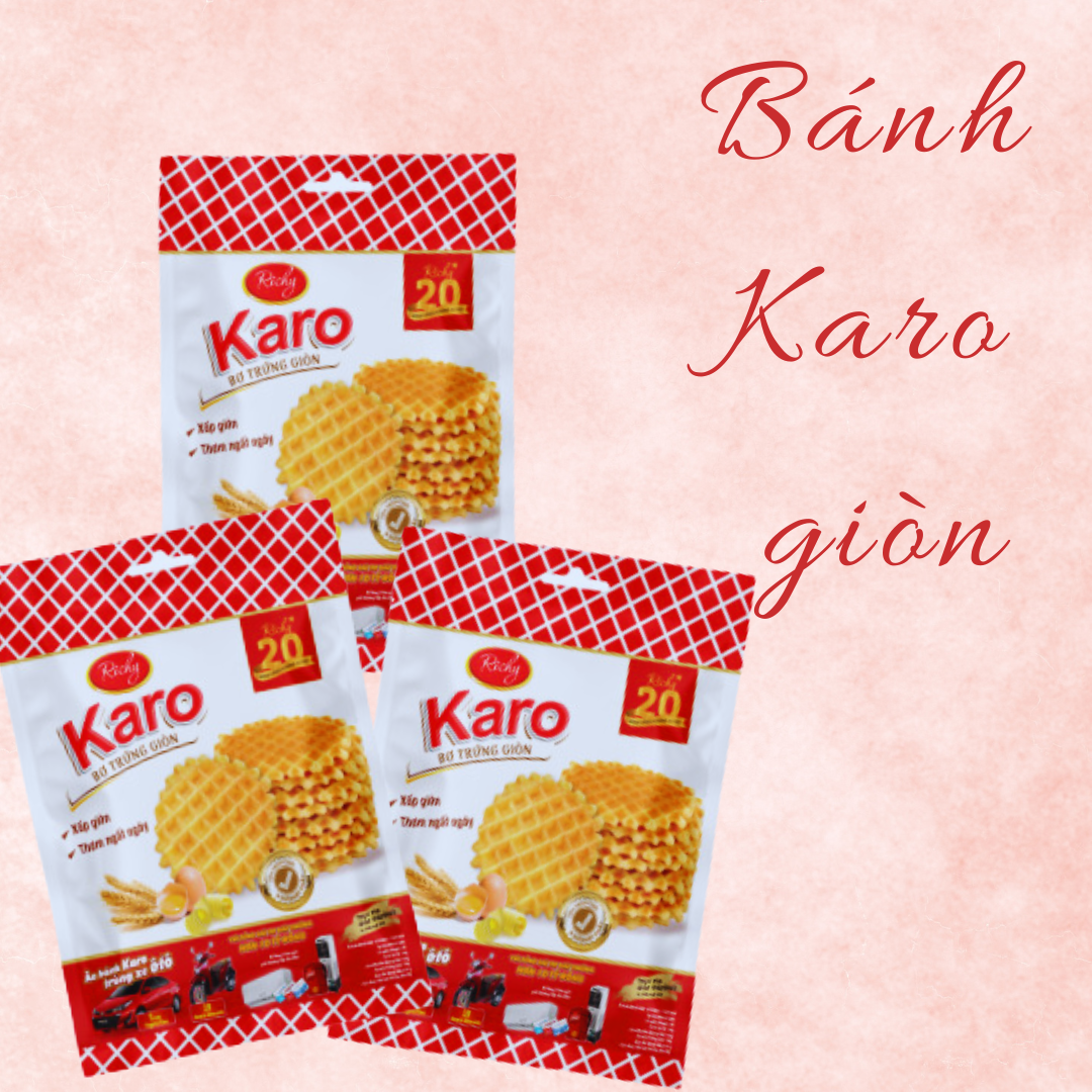 BÁNH BƠ TRỨNG KARO GIÒN 270g – Vie Market