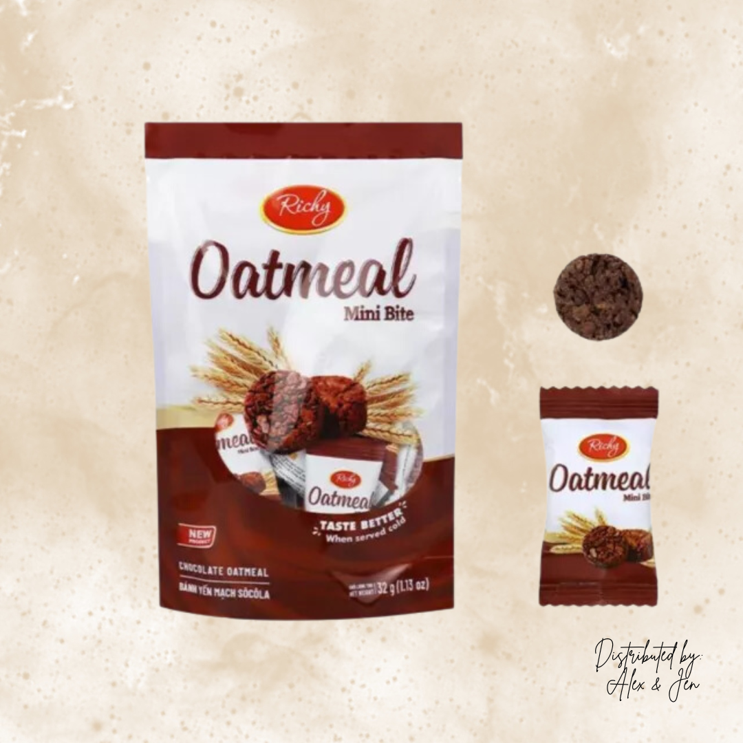 BÁNH OATMEAL CHOCOLATE MINI BITE 32g