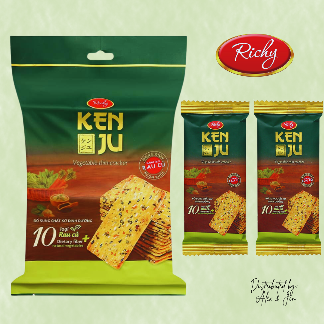 BÁNH QUY KENJU RAU CỦ - TÚI 192g