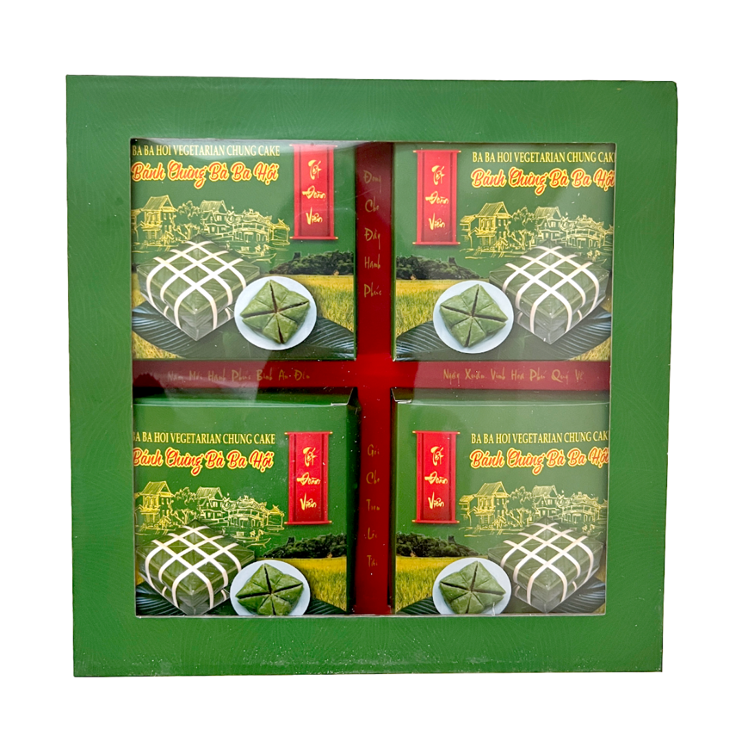 BÁNH CHƯNG BÀ BA HỘI CHUNG CAKE - HỘP 4 CHIẾC – Vie Market