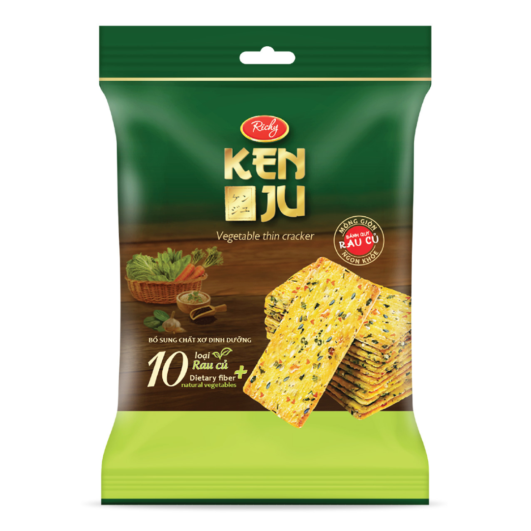 BÁNH QUY KENJU RAU CỦ - TÚI 192g