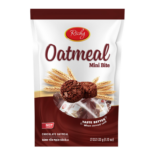 BÁNH OATMEAL CHOCOLATE MINI BITE 32g